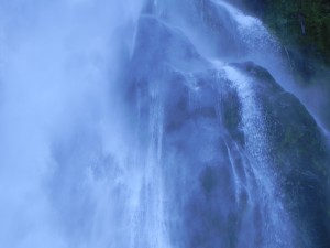 Up close and personal to a waterfall