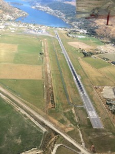 The runway of our airport shortly after take off